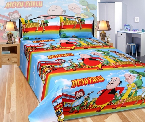 Cartoon Cotton Bedsheet