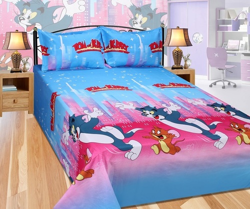 Cartoon Cotton Bedsheet