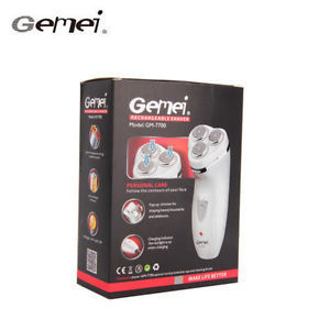 Gemei 7700 - Plastic, Metal 15x5x8 cm, Rechargeable Device | Skin Rejuvenation, Wrinkle Reduction, Facial Massage