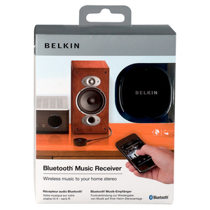 Belkin Bluetooth Music Receiver - 70x70x20mm, Bluetooth 5.0, USB Powered | aptX Audio, Wireless, Compact Design, 10m Range