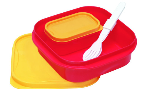 Yellow Red Lunch Box