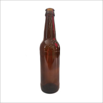 Amber Custom Glass Beer Bottle