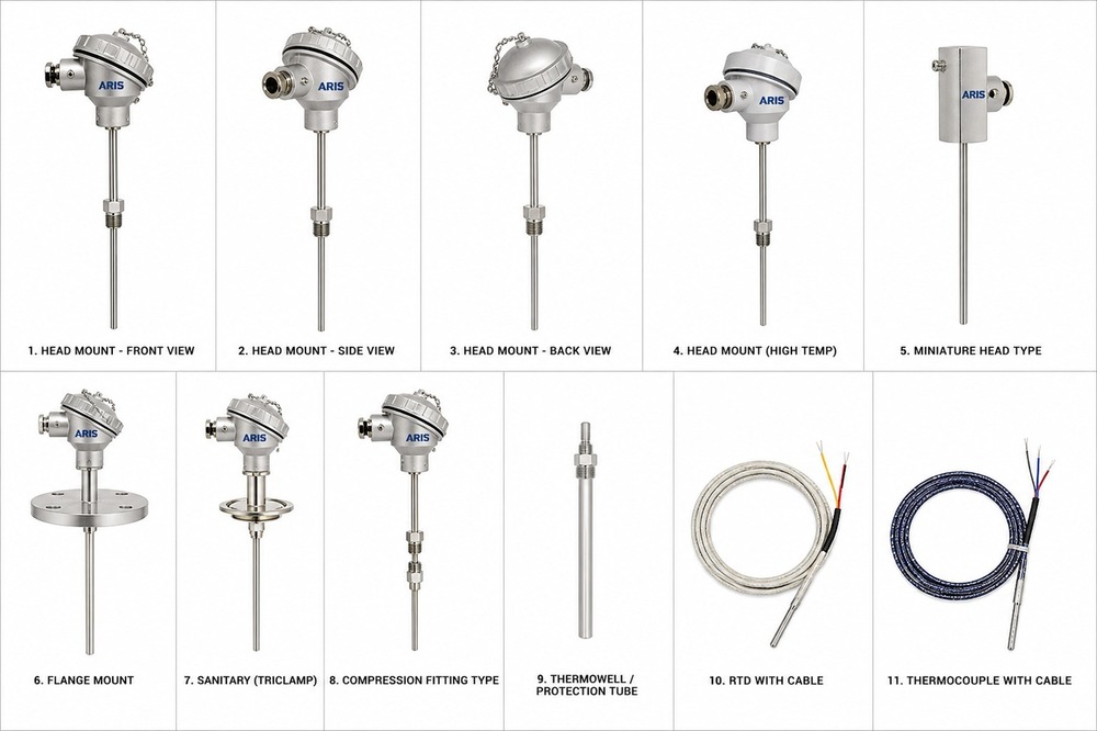 Rtd Thermocouples - Color: Silver