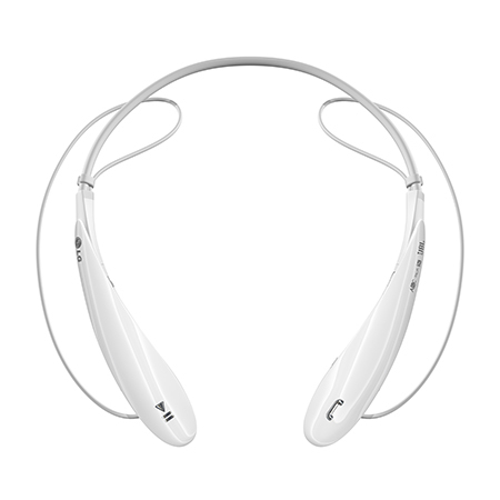 LG Ultratone - Plastic 150x100x30mm White, Bluetooth 5.0, 8-Hour Battery Life | Wireless Audio, Comfortable Fit, Crystal Clear Sound