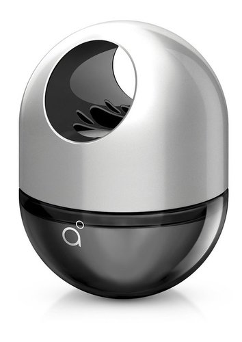 Godrej AER AC Vent Click Musk After Smook Car Perfume - Plastic, 7x5x3 cm, Black | Long-Lasting Fragrance, Adjustable Intensity, Elegant Design
