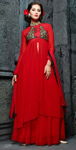 Red Salwar Kameez