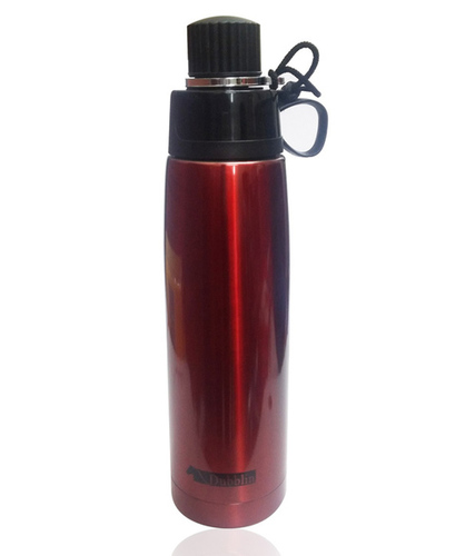 Dubblin Dubb & Shaker 750 ML - Stainless Steel, 25 cm Height, Red | Leakproof, Insulated, Durable, Portable, Stylish, Easy To Clean