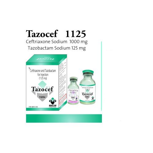Ceftriaxone Sodium 1000mg Tazobactam Sodium 125mg