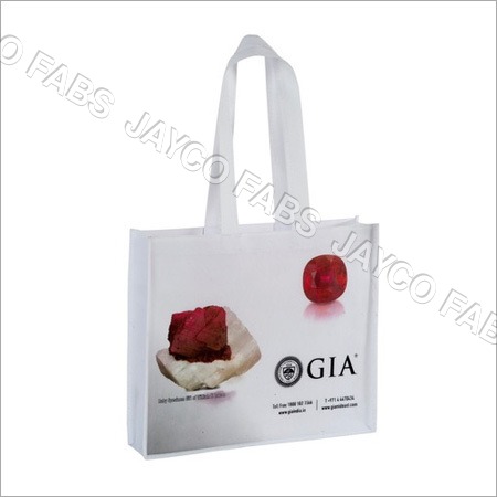 Printed Shopping Bag - PP Non Woven Fabric 38x33x10 cms | Customizable Size Patterns & Superior Quality Offset Prints