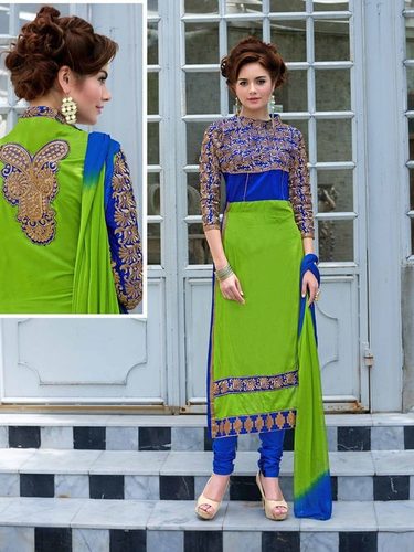 Exclusive Georgette Straight Salwar Suit