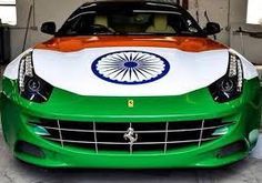Independence Day Flag for Car