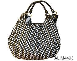 Designer Ladies Hand Bag - Leather, 14x12x6 inches, Black | Zipper Closure, Stylish Design, Ample Storage, Double Handles