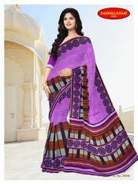 Latest Cotton Printed Sarees Wholesale 