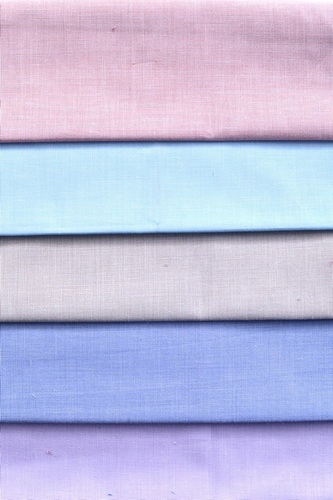 Plain Dyed Shirting Fabric - Cotton, 45" Width, 150 gsm, Pink | Breathable, Durable, Easy Care, Soft Texture, Versatile for Shirts, Blouses, Dresses