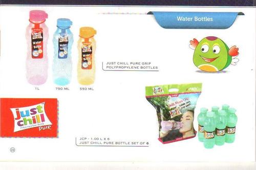 6 pc Poly Pack Water Bottle