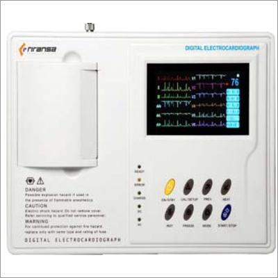 Digital Three Channel Ecg Machine