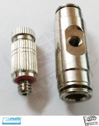 MM Line Misting Push-in Fittings,80 Bar Inch/NPT