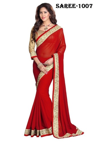 Attractive Georgette Printed Sarees