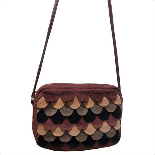 Suede Leather Crossbody Bag