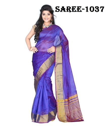 New Plain Fancy Saree