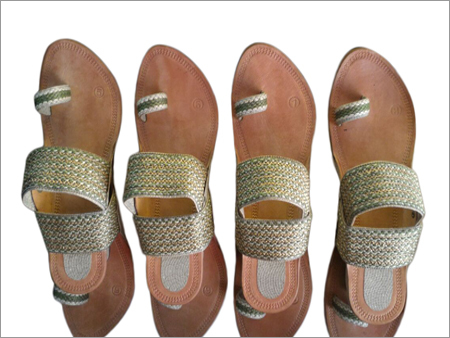 Pure Leather Brown Kolhapuri Chappal