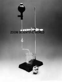 Stalaganometers - Glass Tubes Set In Velvet Lined Case | Black And Transparent Finish For Laboratory Use