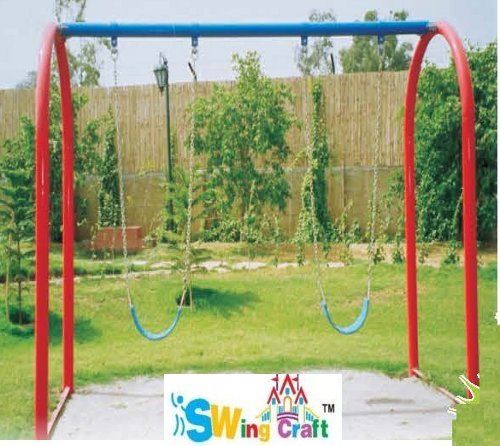 Playground Rainbow Double Swings