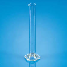 Measuring Cylinder Hexagonal Base - Borosilicate Glass, Hexagonal Base | Chemical Resistant, Stain Resistant, Durable, High Precision