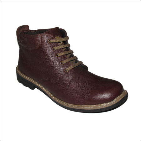 Mens Round Toe Leather Shoes