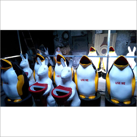 Penguin & Rabbit Dustbins Penguin & Rabbit Dustbins