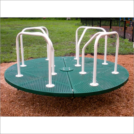 Merry Go Round Green Tan Color Combo