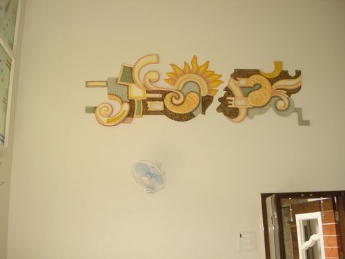 Decorative Mural Tiles - Metal Carving, Elegant Design | Durable, Easy to Clean, Eco-Friendly