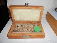 Weight Box Analytical - Brass, 10mg To 500mg Capacity | Brown Color, Ideal For Laboratory Use
