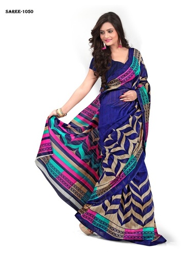 Designer Printed Silk Sarees