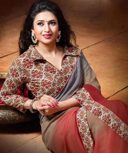 Printed Georgette Saree