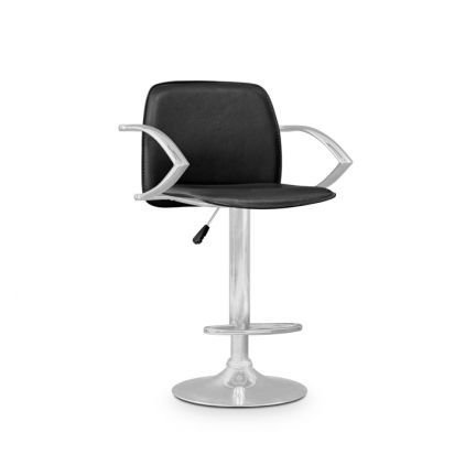 Vizela Bar Stool Steel Black