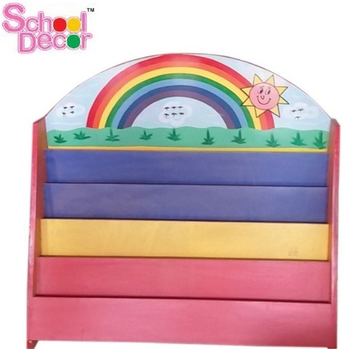 Kids Rainbow Book Rack By SCHOOL DECOR