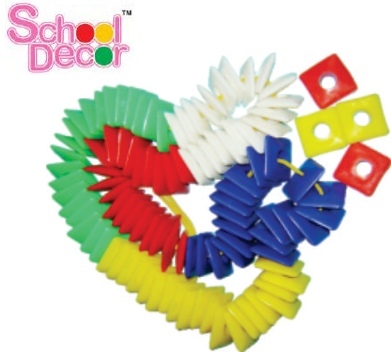 Plastic Toy Square Shape Beads