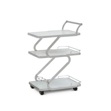 Percival Service Trolley White