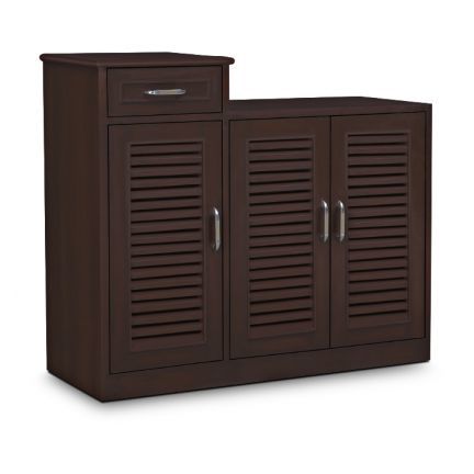 Callista Shoe Rack Walnut