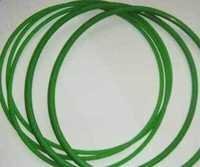 Pu Round Belt - Polyurethane Material, Round Structure, Vibrant Green Color | Durable And Flexible Design For Versatile Applications