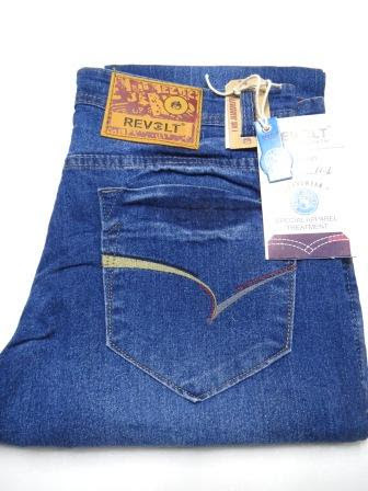 Jeans Pant - Cotton Blend, Waist Size 30 to 38 Inches | Blue, Washable, Plain Pattern for All Seasons