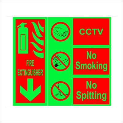 Night Glow Safety Signages