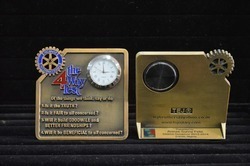 Lapel Pin with Clock