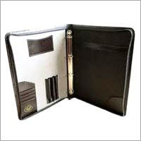 Designer Leather Conference Folders