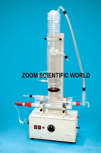 Double Distillation Still By ZOOM SCIENTIFIC WORLD