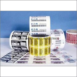 Barcode Printed Labels