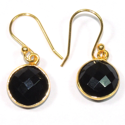 Black Onyx 925 Sterling Sliver Earring Jewelry