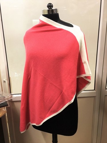 Adeena Red Color Plain Poncho