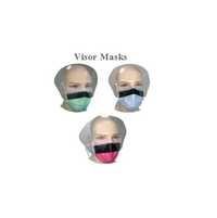 Visor Mask - Non-woven Material, 4-ply Tie-on Design, Anti-fog Optical Visor | Multi-color Options, Good Filtration Efficiency, Soft Pu Foam Strip